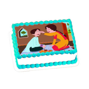 Indian festival rakshabandhan, Rakhi theme designer fondant cake for rakhi  festival celebrations | Themed cakes, Fondant cake designs, Cake home  delivery